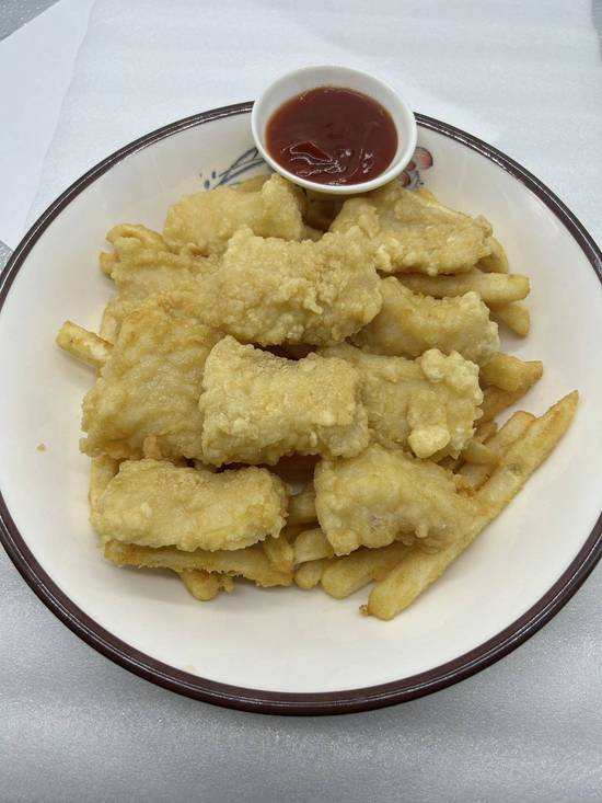 28. Frites Et Poisson Frit / 炸魚薯條